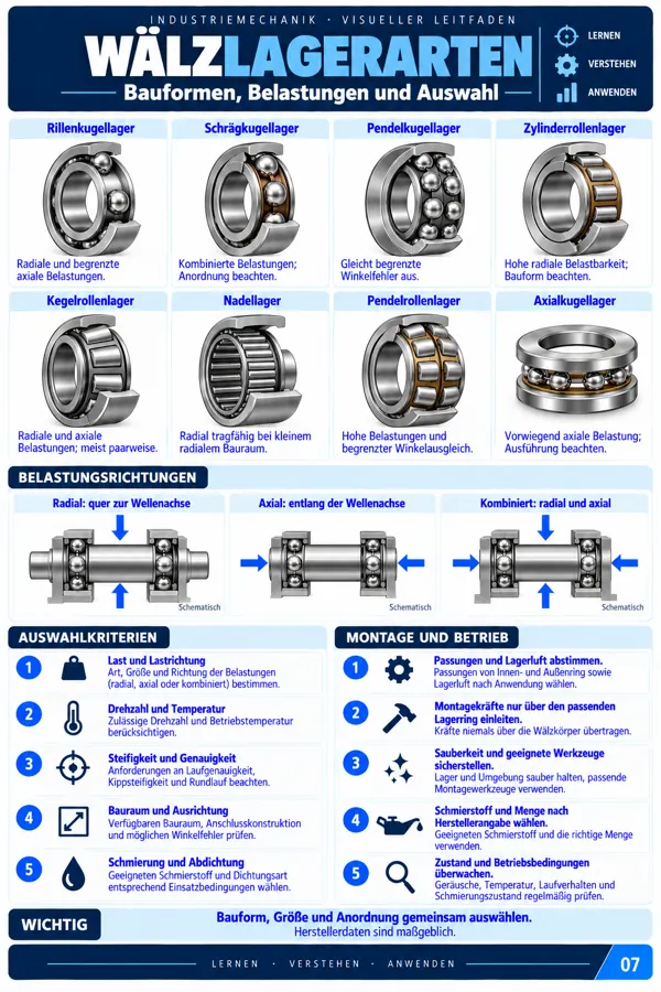 Original-Lerntafel Industriemechanik