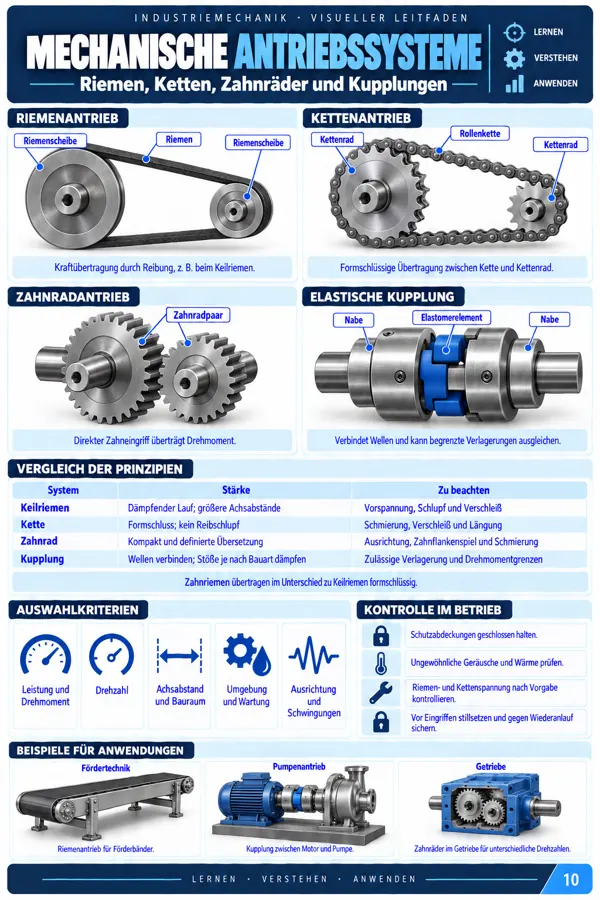 Original-Lerntafel Industriemechanik