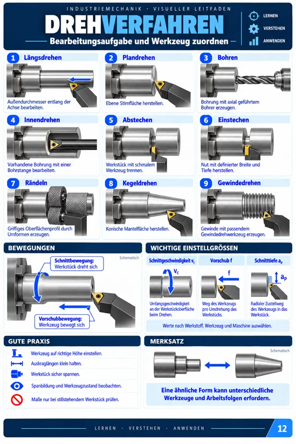 Original-Lerntafel Industriemechanik