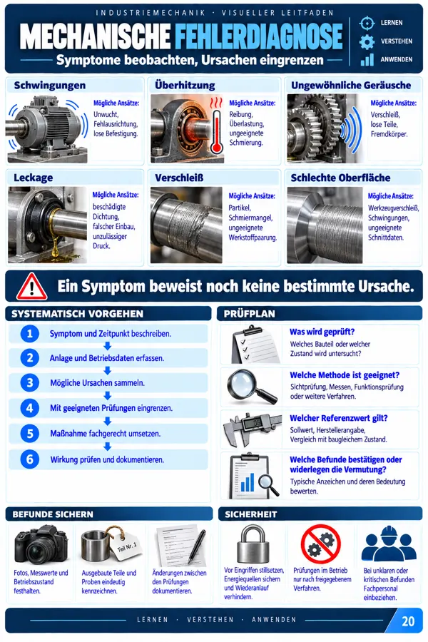 Original-Lerntafel Industriemechanik