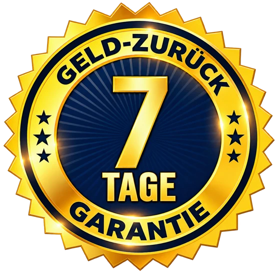 7 Tage Geld-zurück-Garantie